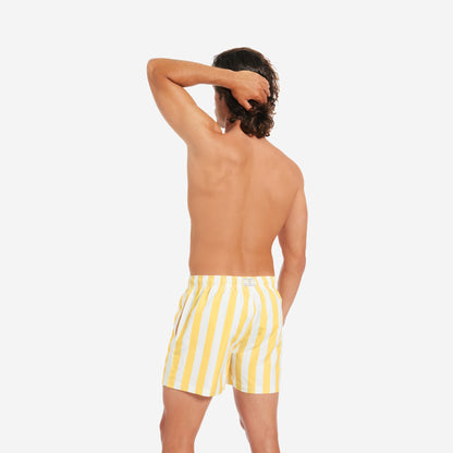 Sustainable Men's Swimsuit - Varigotti Yellow