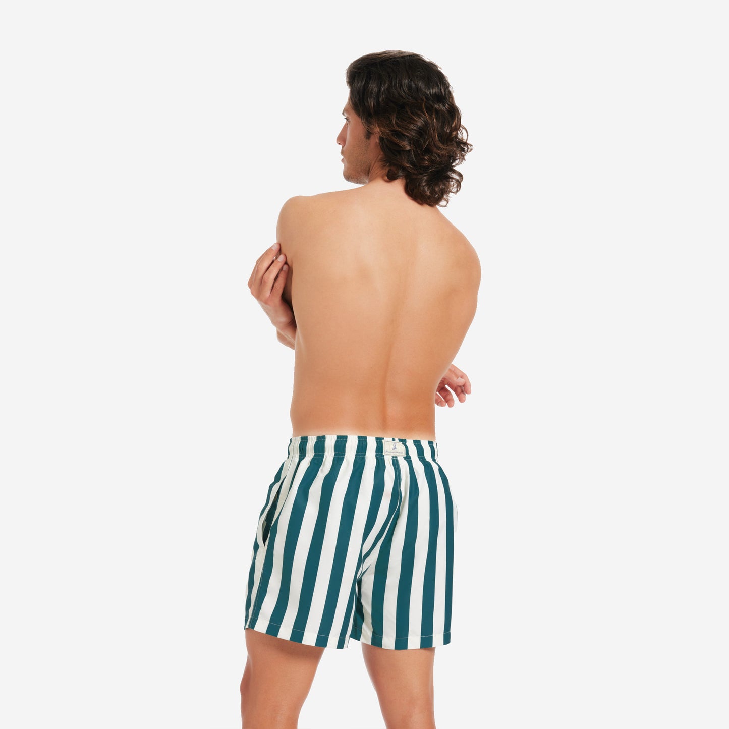 Sustainable Men's Swimsuit - Varigotti Green