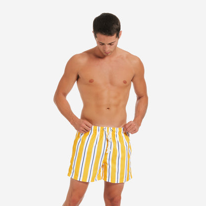 Sustainable Men's Swimsuit - Riccione Yellow