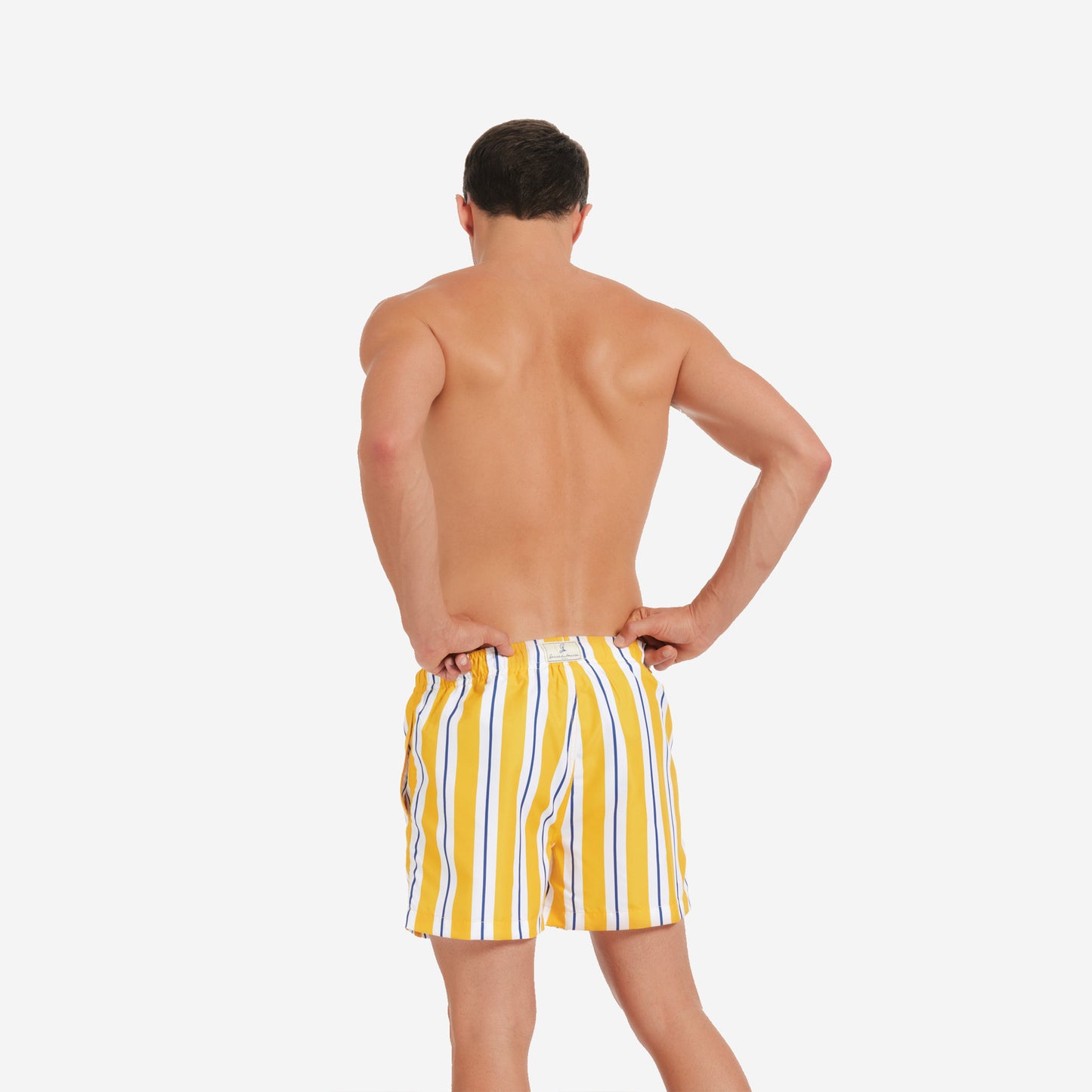 Sustainable Men's Swimsuit - Riccione Giallo