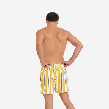 Sustainable Men's Swimsuit - Riccione Yellow