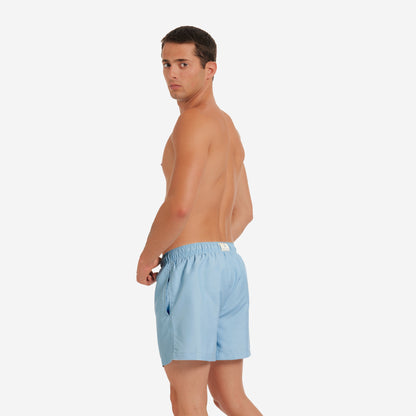 Sustainable Men's Swimsuit - Cinque Terre Light Blue