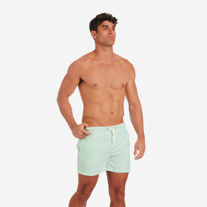 Sustainable Men's Swimsuit - Cinque Terre Green
