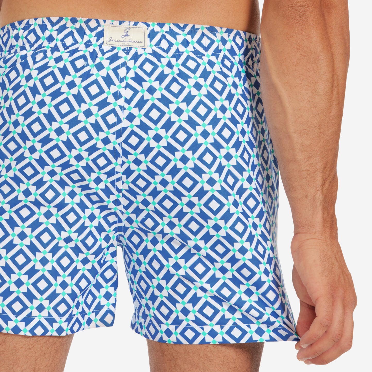 Sustainable Men's Swimsuit - Taormina Blue