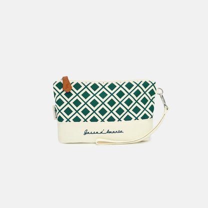 Vieste Green Clutch Bag