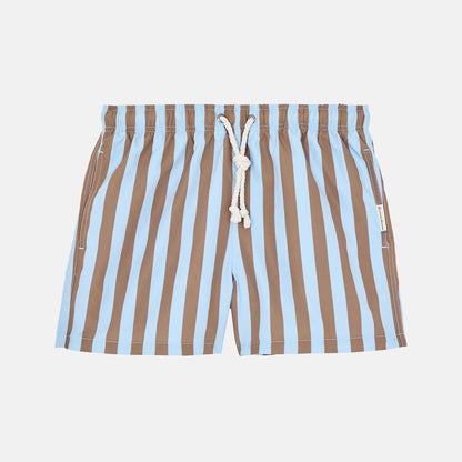 Polignano Men's Boxer Shorts Brown-Blue