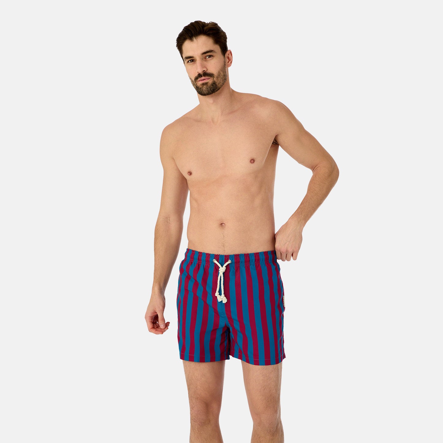 Polignano Men's Boxer Shorts Red-Blue