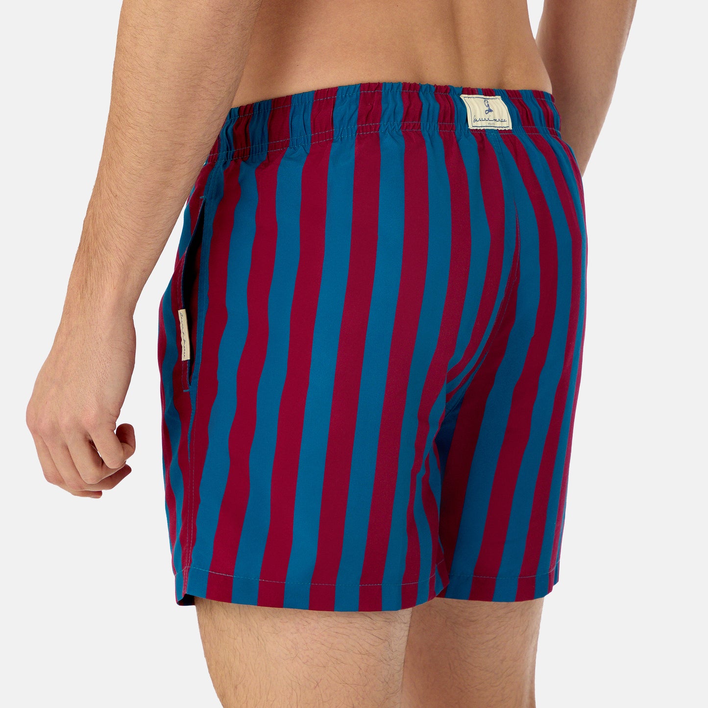 Polignano Men's Boxer Shorts Red-Blue