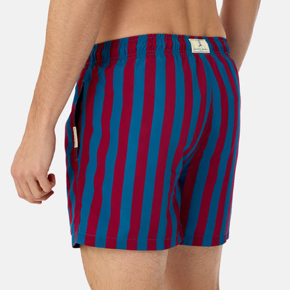 Polignano Men's Boxer Shorts Red-Blue