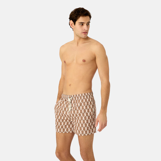 Portofino Men's Brown Boxer Shorts