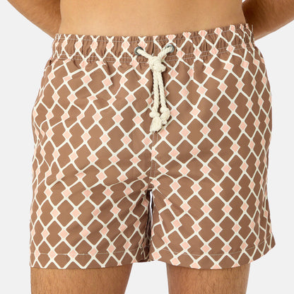 Portofino Men's Brown Boxer Shorts
