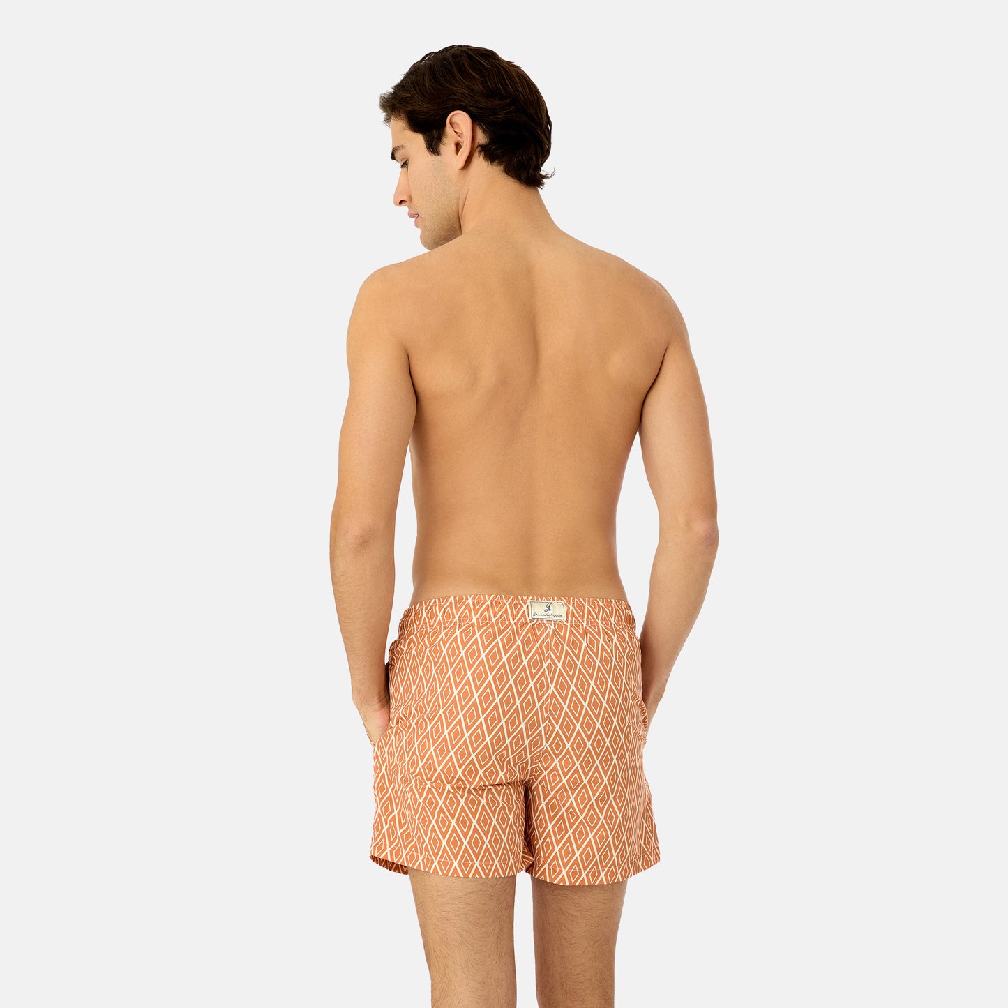Praiano Men's Orange Boxer Shorts