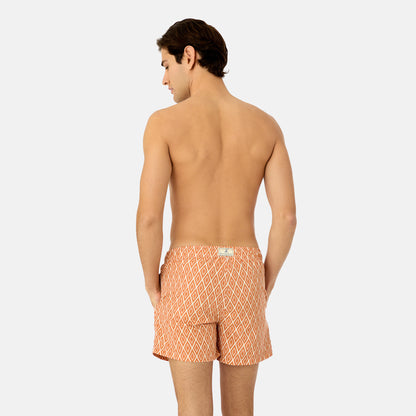 Praiano Men's Orange Boxer Shorts