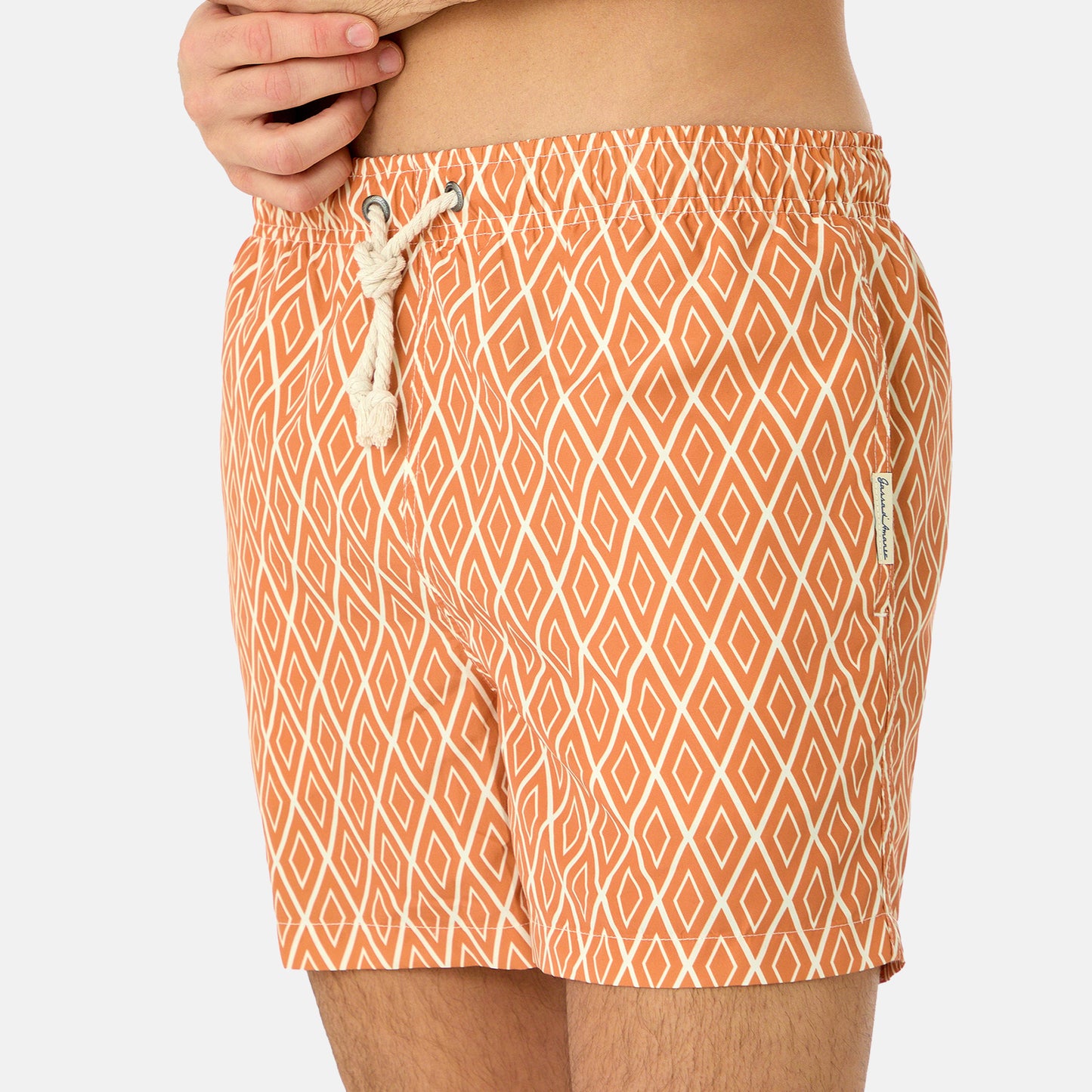 Praiano Men's Orange Boxer Shorts