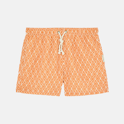 Praiano Men's Orange Boxer Shorts