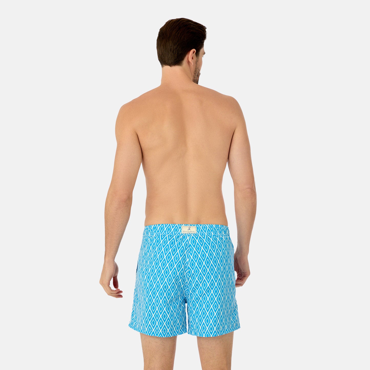 Praiano Men's Boxer Shorts, Light Blue