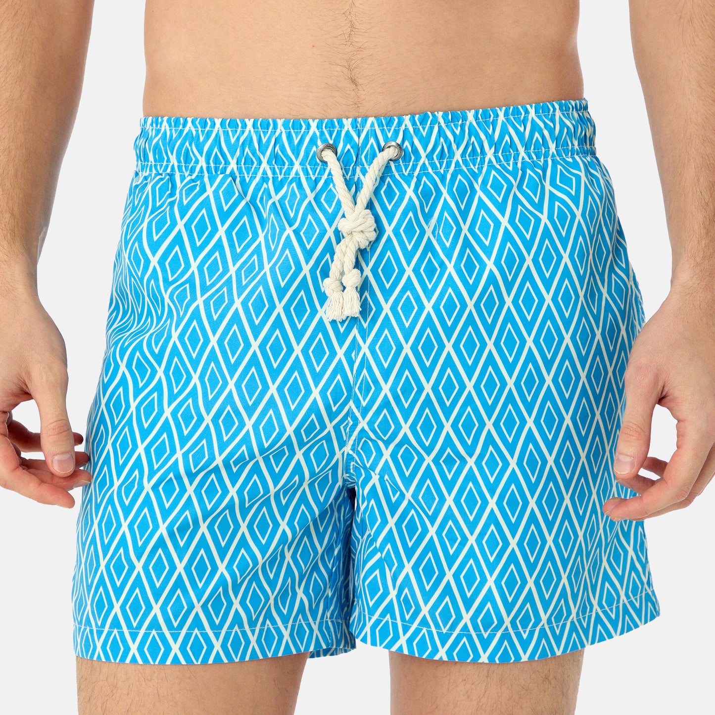 Praiano Men's Boxer Shorts, Light Blue