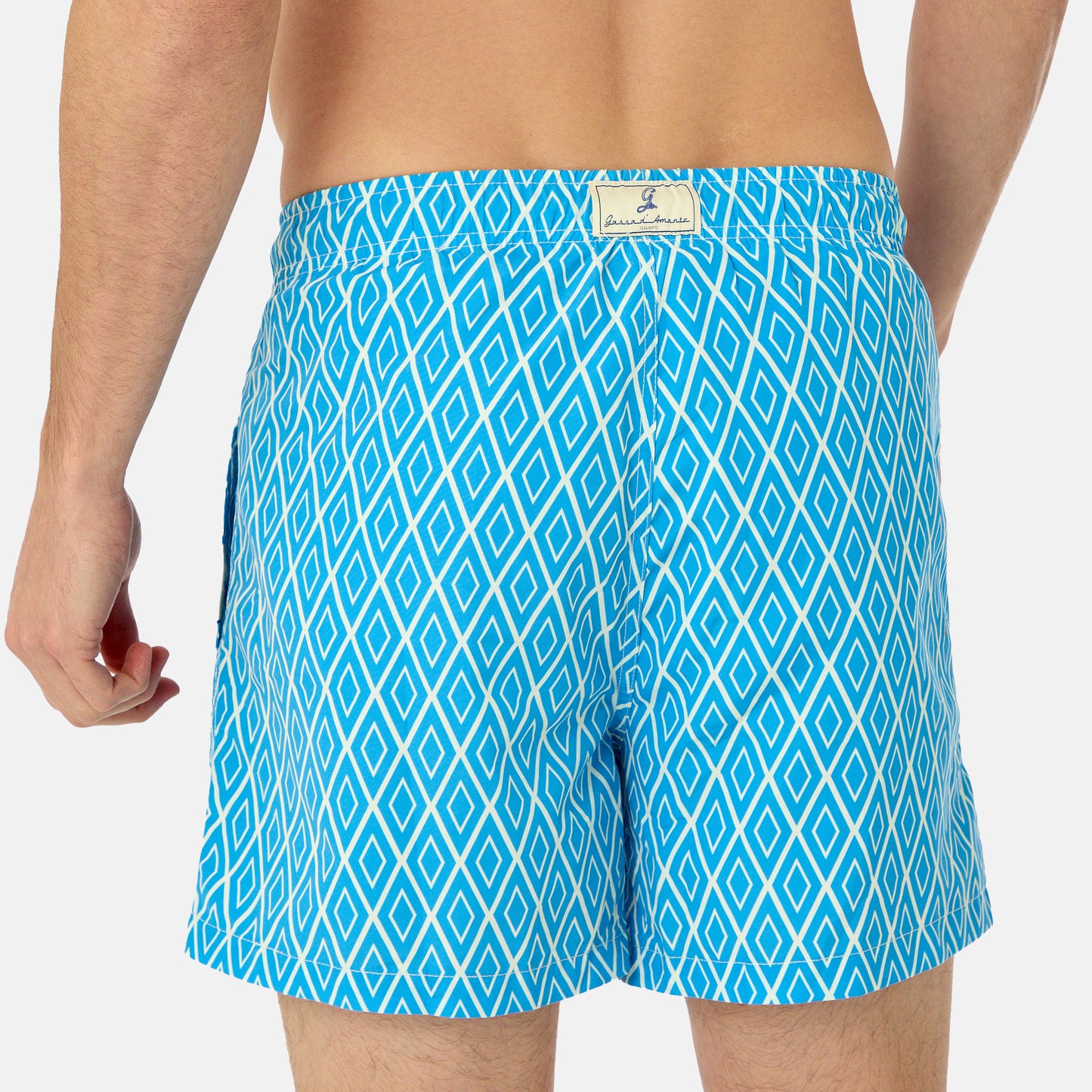 Praiano Men's Boxer Shorts, Light Blue
