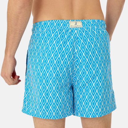 Praiano Men's Boxer Shorts, Light Blue