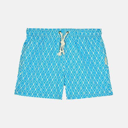 Praiano Men's Boxer Shorts, Light Blue