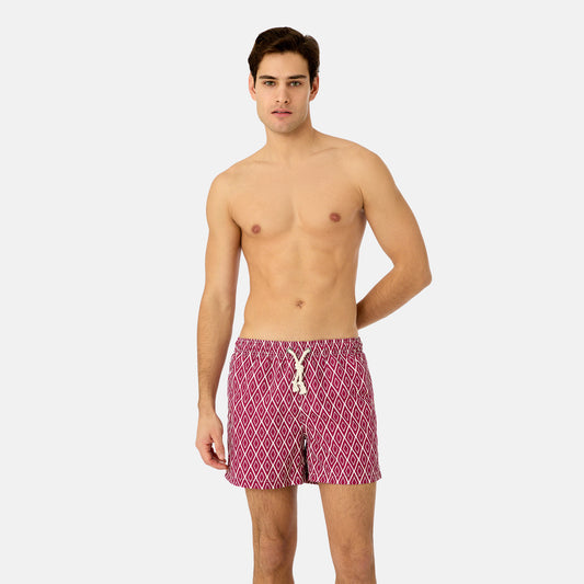Praiano Men's Purple Boxer Shorts