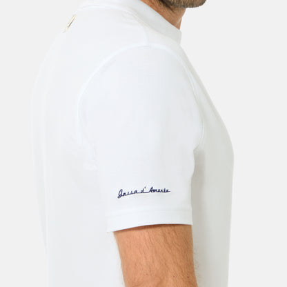 Polo gomme Forte dei Marmi Bianco