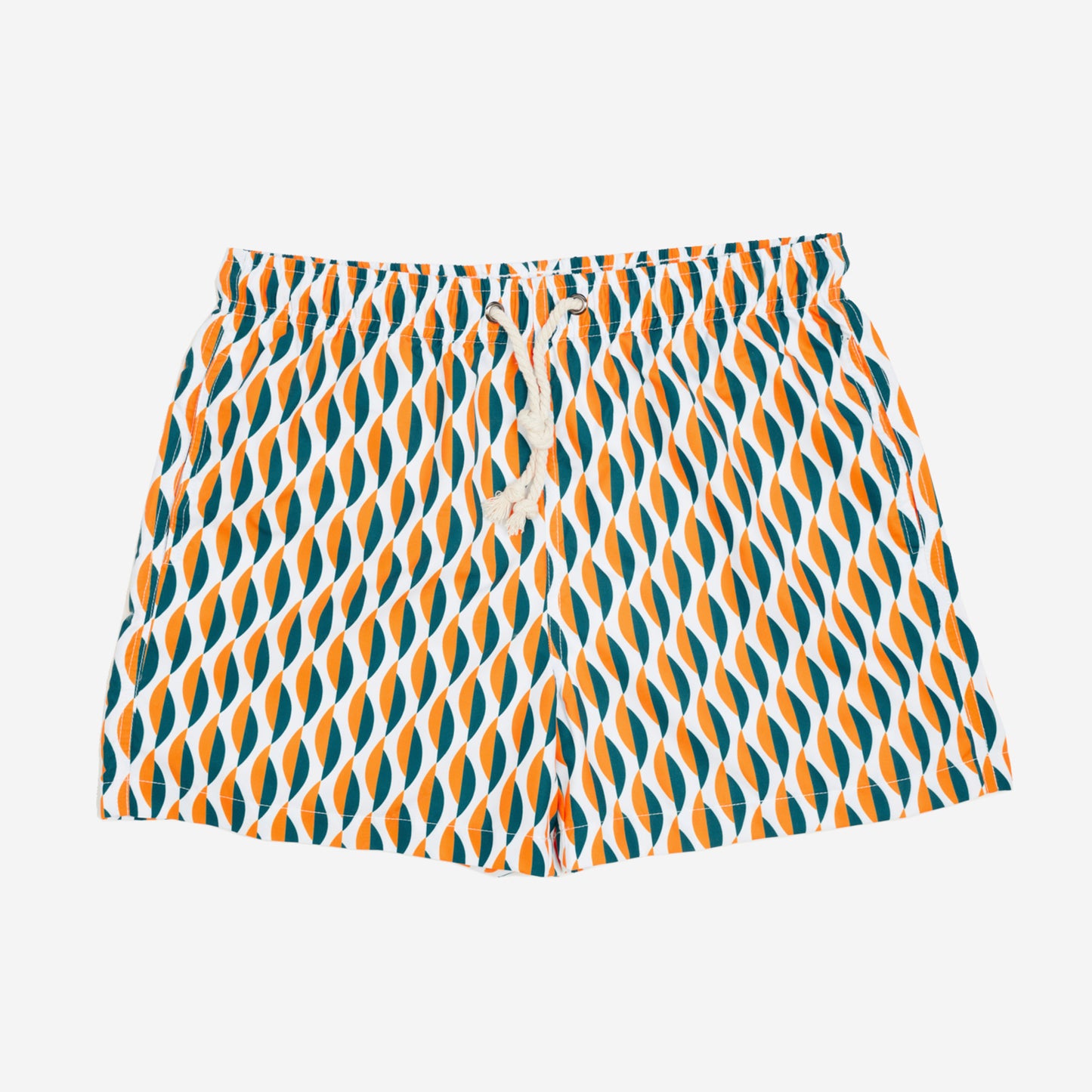 Sustainable Men's Swimsuit - Sestri Levante Orange