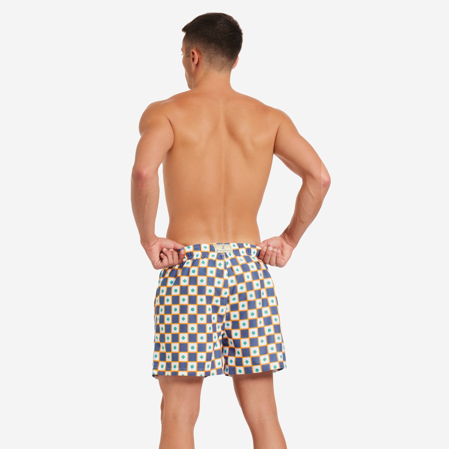 Sustainable Men's Swimsuit - Sciacca Blue