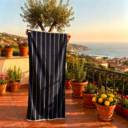 Serviette de Plage Porto Cervo Blu