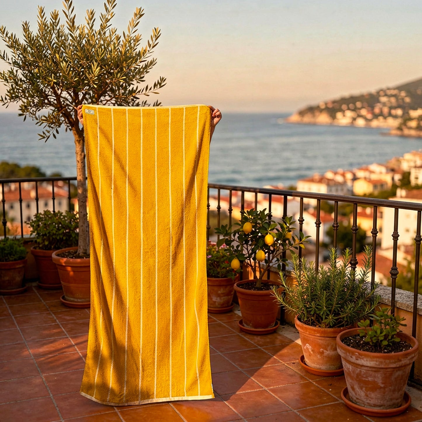 Beach Towel Porto Cervo Giallo