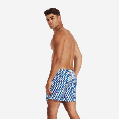 Sustainable Men's Swimsuit - Sorrento Blue