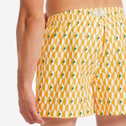 Sustainable Men's Swimsuit - Sorrento Yellow