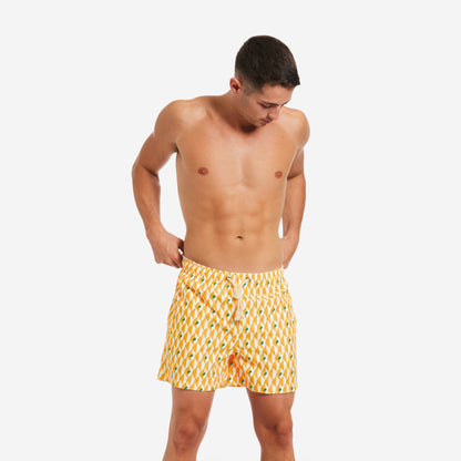 Sustainable Men's Swimsuit - Sorrento Yellow