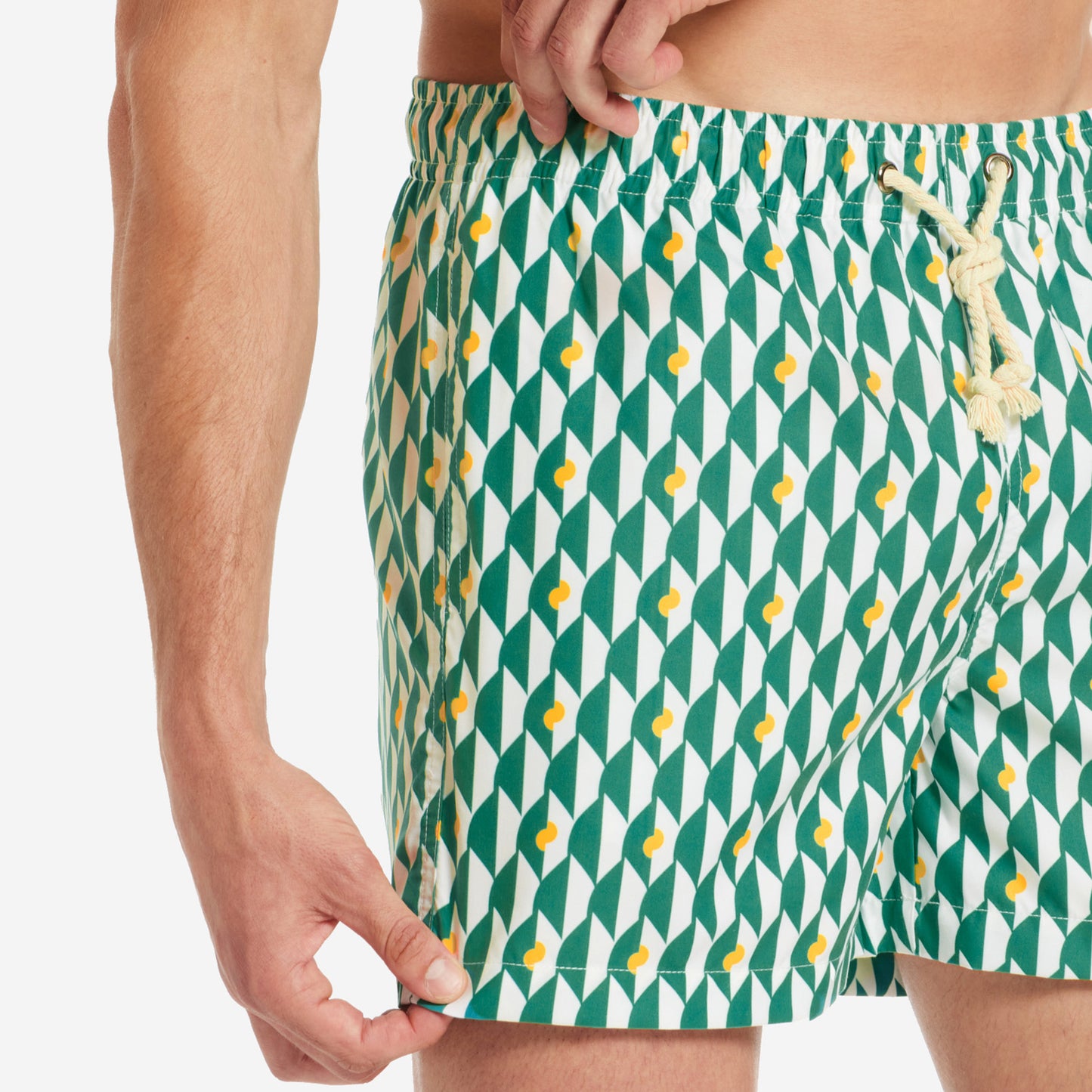 Sustainable Men's Swimsuit - Sorrento Green