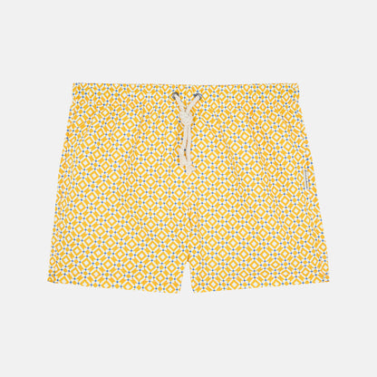 Taormina Men's Yellow Boxer Shorts