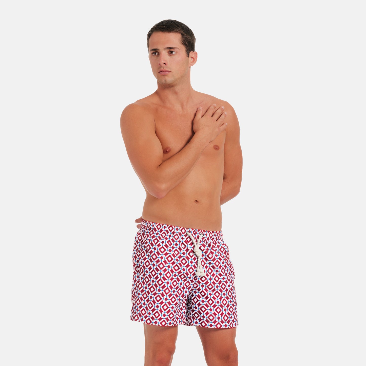 Taormina Red Men's Boxer Shorts