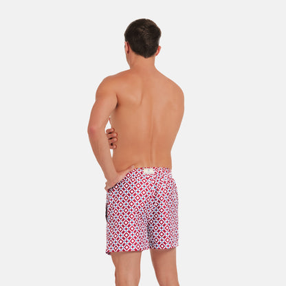 Taormina Red Men's Boxer Shorts