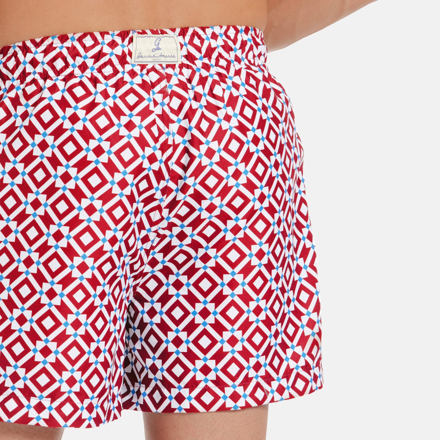 Taormina Red Men's Boxer Shorts