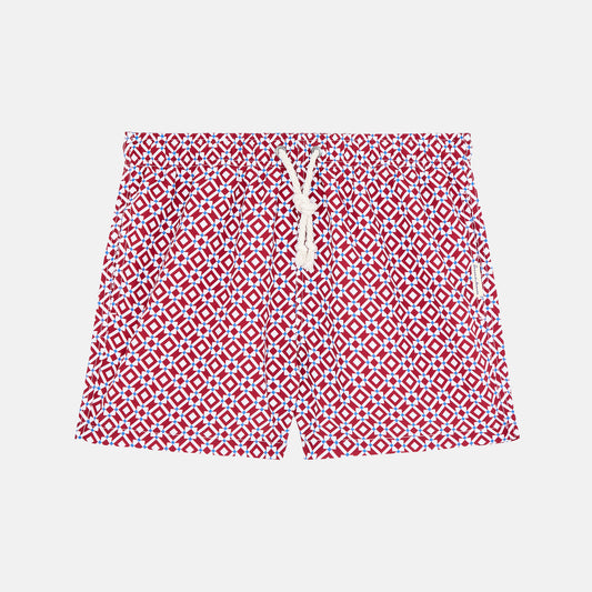 Taormina Red Men's Boxer Shorts