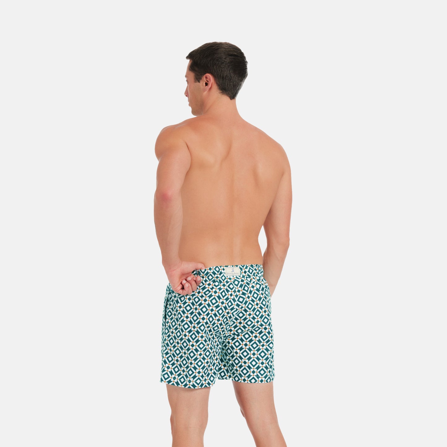 Taormina Green Men's Boxer Shorts
