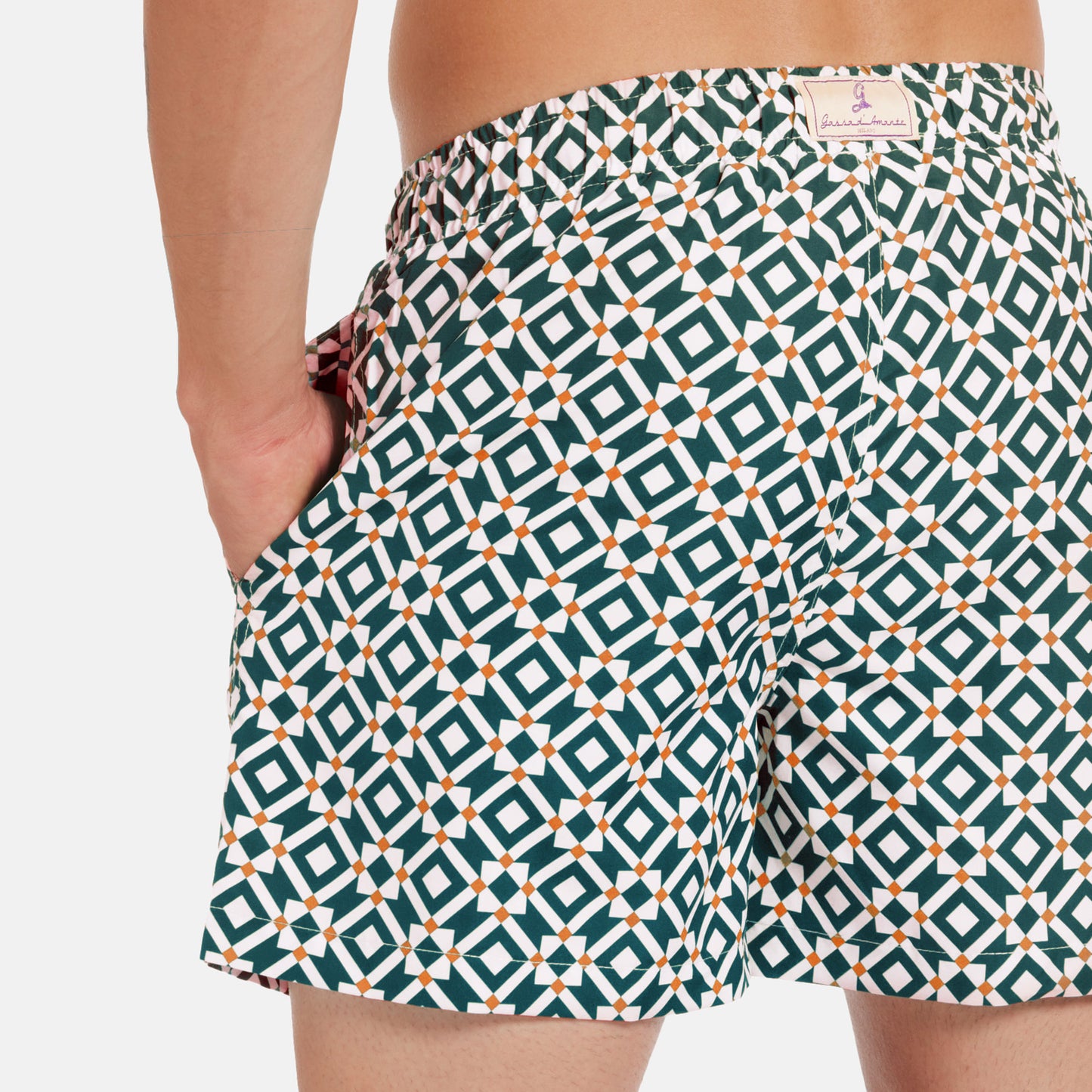 Taormina Green Men's Boxer Shorts