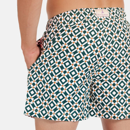 Taormina Green Men's Boxer Shorts