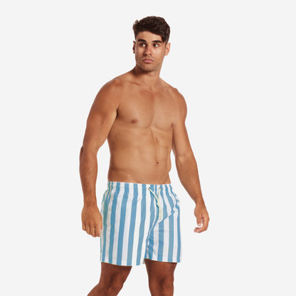 Sustainable Men's Swimsuit - Varigotti Light Blue