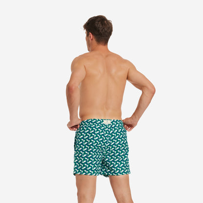 Maillots de bain durables pour hommes-Ortigia Green