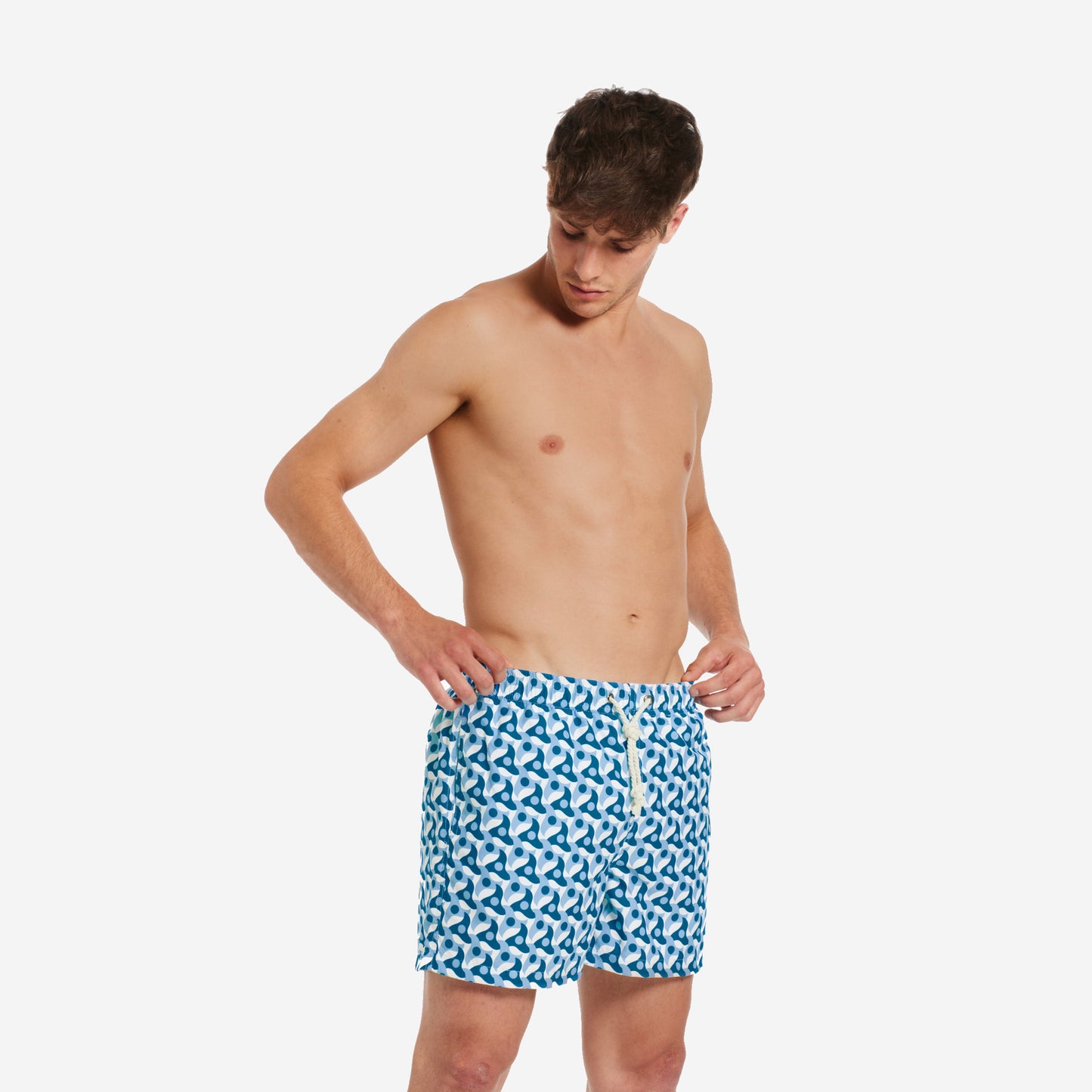 Sustainable Men's Swimsuit - Ortigia Blue