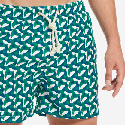 Sustainable Men's Swimsuit - Ortigia Green
