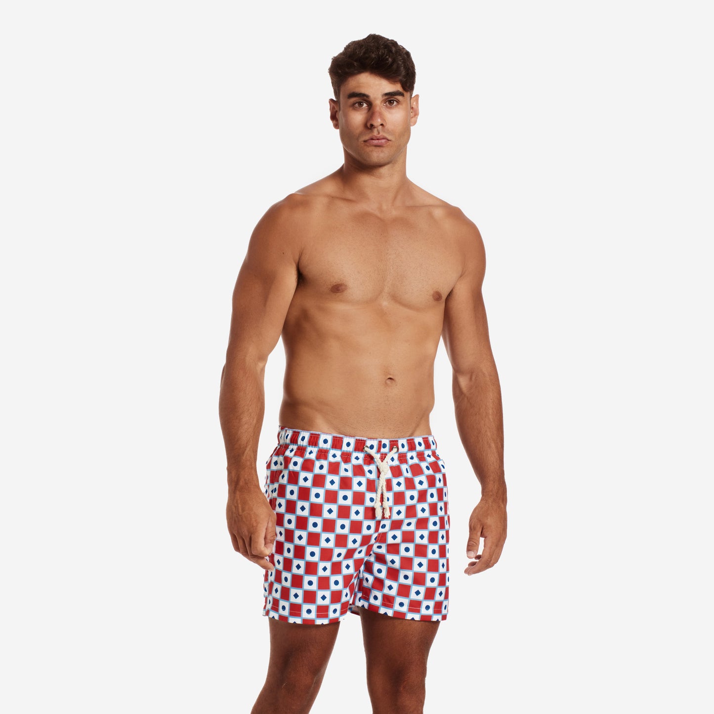 Sustainable Men's Swimsuit - Sciacca Red