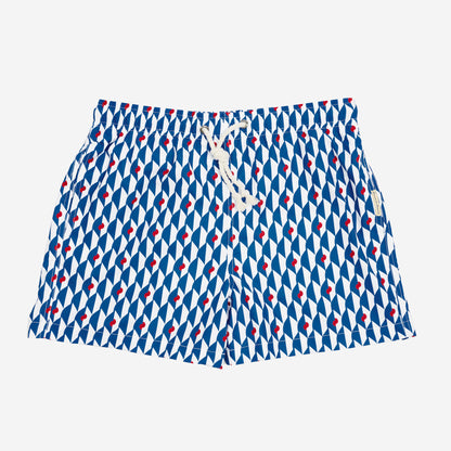 Sustainable Men's Swimsuit - Sorrento Blue