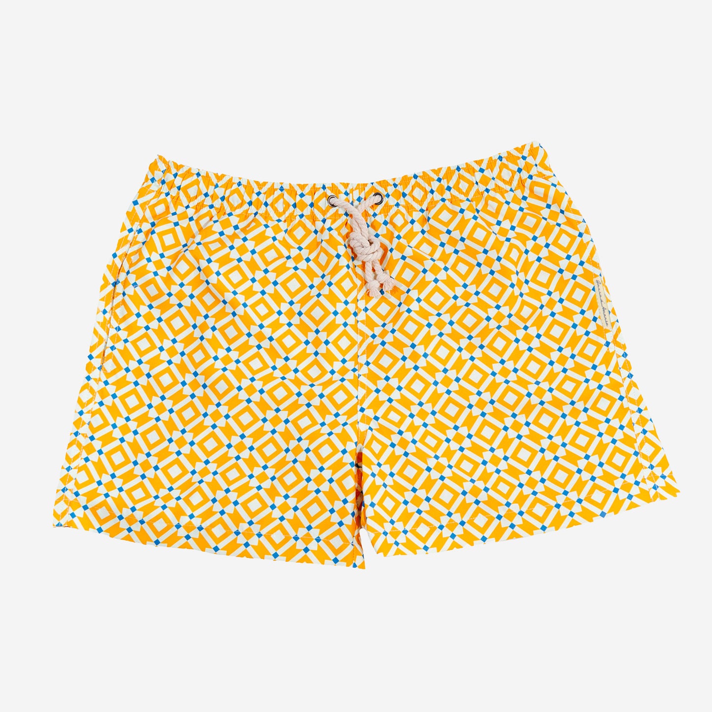 Sustainable Men's Swimsuit - Taormina Yellow