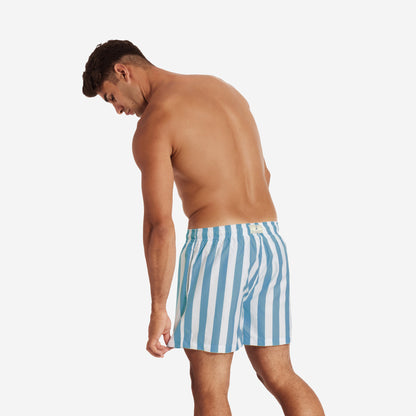 Sustainable Men's Swimsuit - Varigotti Light Blue